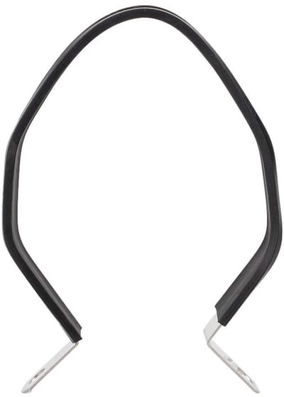 Dailygoods- Uitlaatpijp Universele Pasvorm - Geluidsdemper - Zeskant - Roestvrij Staal - Ophanghaak - Afmetingen 19x10,5x2,5 cm - Uitlaatdemper