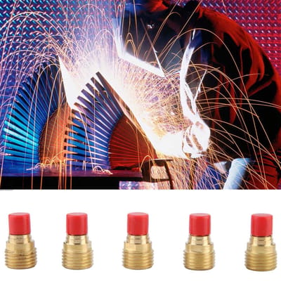 5pcs 45V43 Corps de Pince à Lentille à Gaz 1.6mm 1/16 pour Torche de Soudage TIG WP 9 20 25