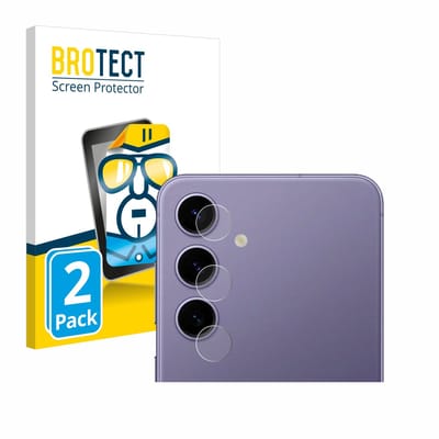 BROTECT - Screenprotector voor Samsung Galaxy S24 (ALLEEN Camera Lens) - Folie Beschermfolie transparant 2 Stuks