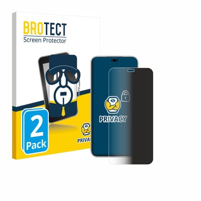BROTECT - privacy screenprotector voor Honor 400 Pro - Folie Beschermfolie Blauwlichtfilter 2 Stuks