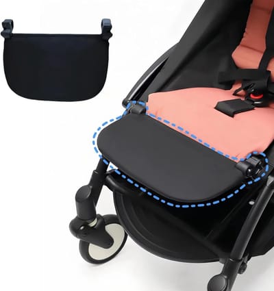Verstelbare beensteun - Voetsteun verlenger - Comfortabel reizen - Extra beenondersteuning - 211 cm verlenging - Zwart