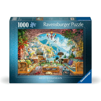 Ravensburger Puzzel 1000 stukken, Mediterranean Terrace View Bordspellen Volwassenen puzzels
