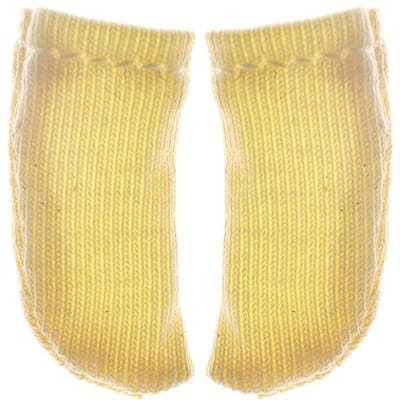 OB11 Mini Schattige Kleurrijke Sokken Pop Witte Sokken ob Korte Sok voor 1/12bjdobitsu11mollysob11 Poppen Schoenen Accessoires OB11 geel