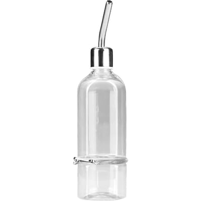 Automatische Huisdier Konijn Voerbak Papegaai Vogel Water Voederfles met Roestvrij Staal Bal Tuit S 100x40x0.3cm / 39.4x15.7x0.1in white