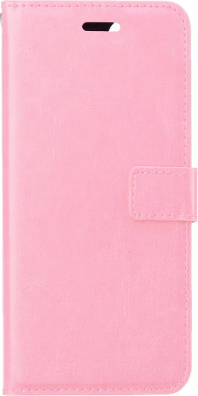 Hoes - Met Pasjeshouder - Geschikt voor Samsung Galaxy S24 Ultra - Luxe Bookcase Portemonee - Flip Case - Kunstleer Book Case - Flipcase - Book Cover - Walletcase - PortemonneeHoes - Lichtroze