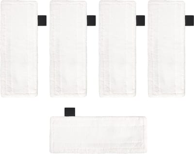 Famanu – Microvezel - 5 stuks - vloerdoekpads voor stoomreiniger - stoommop vervangende pads reiniger acces