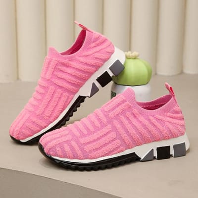 Automne Nouvelle Mode Femmes Chaussures Vulcanisées Baskets Dames Chaussures Décontractées Chaussures Respirantes Zapato Tenis De Seguridad Mujer 35 rose