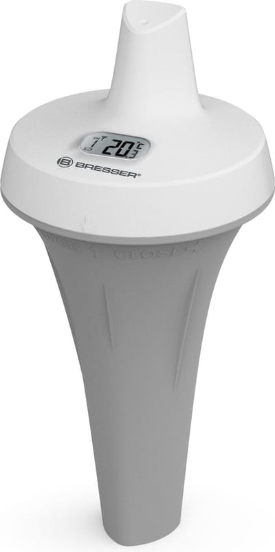 Bresser Weerstation - Spa- en Zwembadthermometer - Tot 30 meter Bereik - Compatible met Diverse Bresser Weerstations