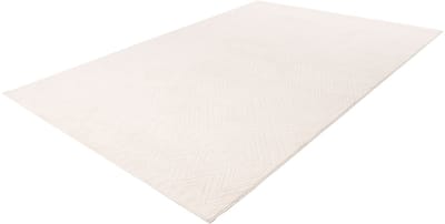 Batucci Napoli Vloerkleed - Japandi Stijl - 3D Bohemian Tapijt - Creme Wit - Luxe en Onderhoudsvriendelijk - Modern Design