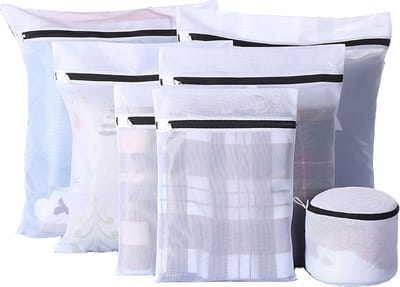 Knaak 2 In 1 Waszakken - Waszak + Packing Cube - Set Van 7 - Bescherm Je Was - Ook Travel Organizer