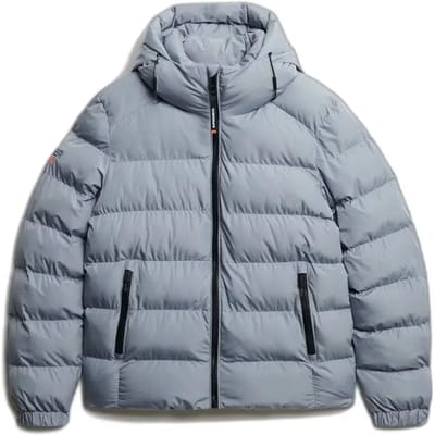 Superdry - Sportieve Capuchon Pufferjas - Heren - Gewatteerde jassen
