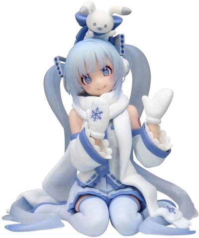 Furyu Hatsune Miku Noodle Stopper PVC Statue Snow Miku Sky Town 10th Ver. 10 cm Beeld