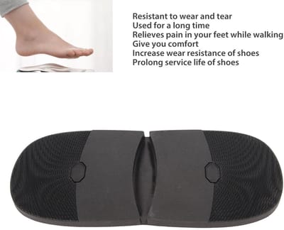 Dailygoody - Rubberen Hakken - Antislipvervangingspads - Slijtvast - Zwart - Schoenreparatie - Kussenbeschermer - Geschikt voor Heren en Dames - 2 Paar