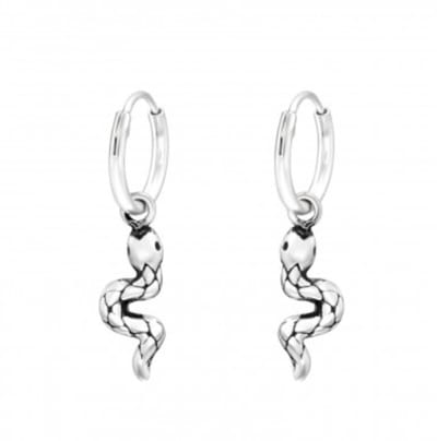 WeLoveSilver - oorringen - slangmodel - 925 zilver - hypoallergeen