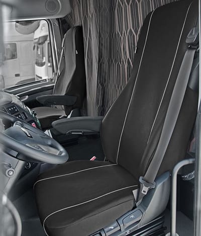 Pasvorm stoelhoezen DAF LF euro-6 Truck 2013-heden (set voor 2 stoelen) - Kegel