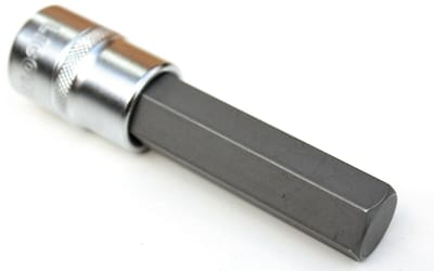 Robuuste 1/2" zeskantsleutel Dop H5 - Lange Uitvoering van S2 Gereedschapsstaal met Precisie, Veiligheid en Efficiëntie voor Professioneel Gebruik