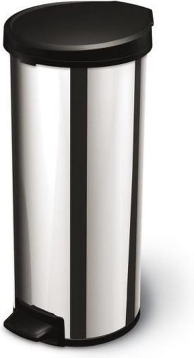 Simplehuman Trim Ring Pedaalemmer - 30 l - RVS
