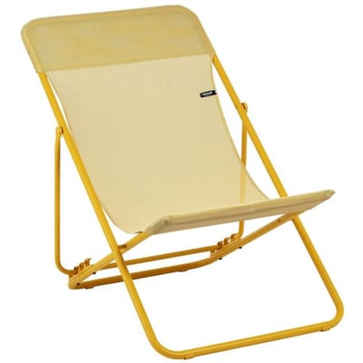Lafuma Maxi Transat - Strandstoel - Verstelbaar - Inklapbaar - Colorblock - Batyline - Miel