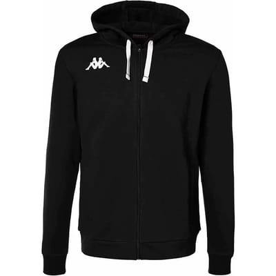 Kappa Banto Sweatshirt Met Rits Zwart L Man