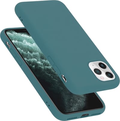 Cadorabo Hoesje geschikt voor Apple iPhone 11 PRO in LIQUID GROEN - Beschermhoes gemaakt van flexibel TPU silicone Case Cover