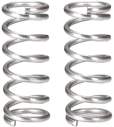 Compressieveren - Kleine veren - Mechanische projecten - Roestvrij staal - 10 stuks - Zilver