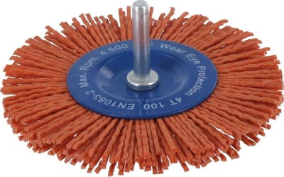 Ivana Nylon Stiftborstel - Met Schacht - 6mm Korrel - 80 100x1.2mm