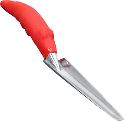 Handige Weger - Tuin Gereedschap - Onkruid Verwijderen - Lichtgewicht Aluminium - 0.4 Pounds - Rood