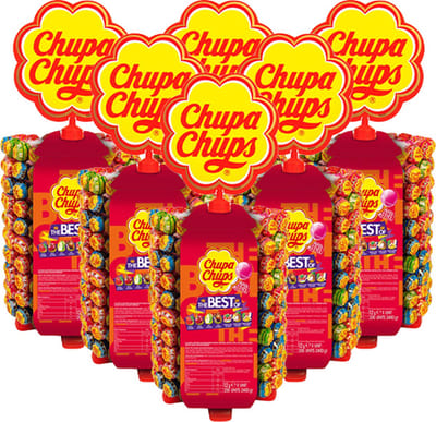 Chupa Chups - Lolly's The Best Of (Wheel) - 6x 200 stuks