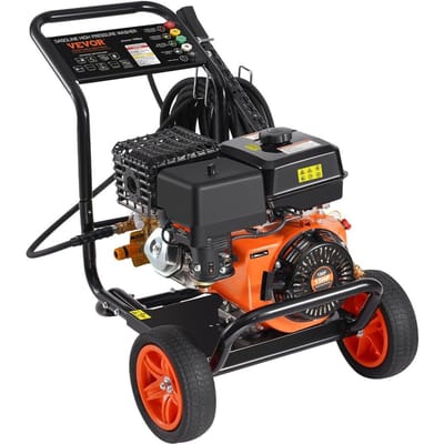 Nettoyeur Haute Pression à Essence 4400 PSI 15L/min 2.6 GPM avec Jeu de 5 Buse pour Voitures