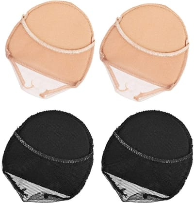 VT Goods - Gevoerde Middenvoetkussens - Pijnverlichting - Set van 4 - Voetcomfort - Hielsteun - Geschikt voor Dames - Halve handpalm voor hoge hakken