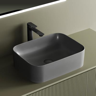 Opzetwastafel Keramiek - Wastafelkom Wastafel - Badkamer Inrichten - Zonder Kraangat Overloop - 505 x 380 x 150 cm