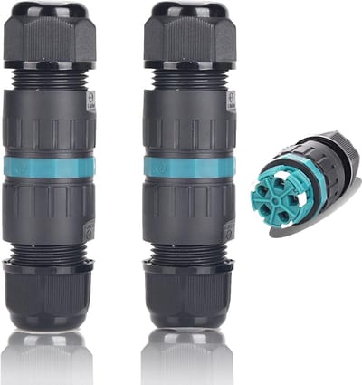 Kabelverbinders Waterdicht - Verbindingsmof Aansluitdoos - Buitenbekabeling Aansluiten - IP68 Certificering - 5-14mm Kabel - Zwart