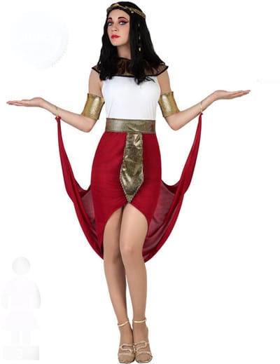 ATOSA - Egyptische farao kostuum voor vrouwen - XS / S (34 tot 36)