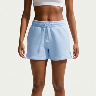 Nike Sportswear Phoenix Fleece Sportshort dames Blauw L/40