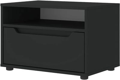 TV Kast - Mediameubel Dressoir - Woonkamer Opbergen - Ruimtebesparend Ontwerp - 60x40x38cm - Zwart