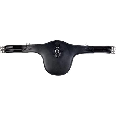 Leren zadeltasband HKM