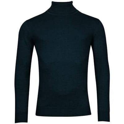 Baileys Trui Rollneck Cotton Cashmere Single Knit Navy / male