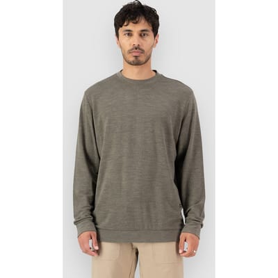 Mons Royale Horizon Merino Crew Sweater groen