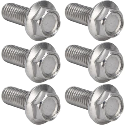 20 stuks M10x1.5 schroefbouten A2?70 RVS Flenszeskantbout met Pakking DIN6921M10x60