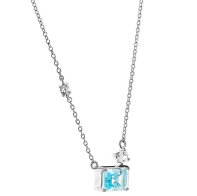 Orphelia 'Fira' Dames 925 Sterling Zilveren Halsketting - Zilver ZK-7571