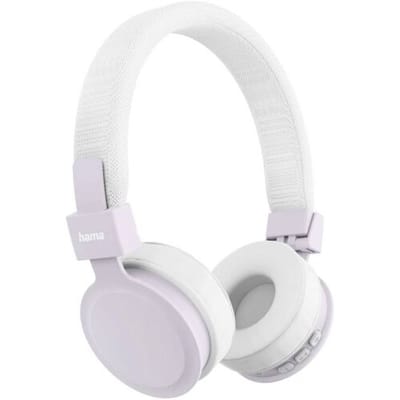 Hama Freedom Lit III On Ear koptelefoon Bluetooth Lila, Wit Headset