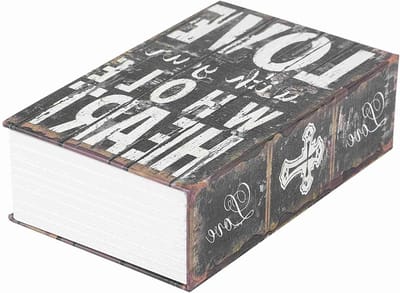 Boek Kluis - Geheime Opberger - Waardevolle Spullen - Combinatieslot - 18x11.8x5.5 Cm - Liefde