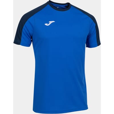 Joma Eco-Championship Shirt Korte Mouw Kinderen - Royal / Marine | Maat: 116