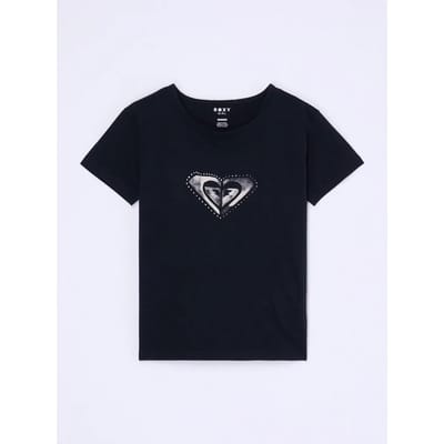 Roxy Lilyregular Nig T-shirt Met Korte Mouwen Zwart 12 Years Meisje