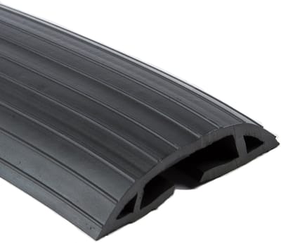 Rubbermagazijn - Kabelgoot - Zwart - Lengte = 9 meter - BxH=76x25mm - Kabelbeschermer - Veilige verwerking van kabels - Kabelgoot