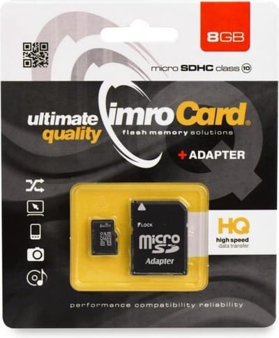 Micro SDHC-kaart 8GB Klasse 10