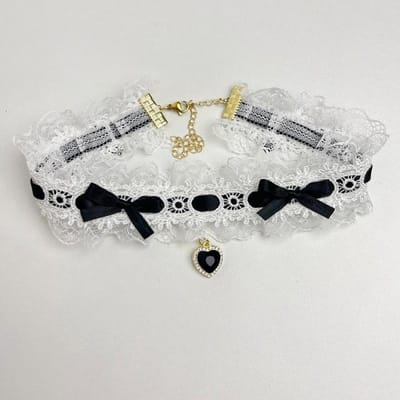 Collier Tendance Punk Coloré Os Griffe de Chien Pour Femmes Exquis Breloques en Cuir PU Ras du Cou Doux Cool Bijoux de Fête Cadeaux Y2K gray