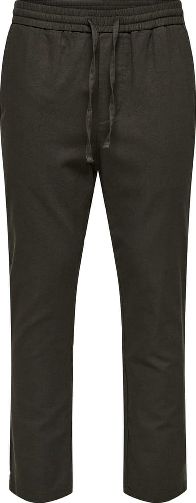 ONLY & SONS Joggingbroek ONSLINUS Tapered fit Linnen Joggingbroek