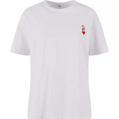 Dames-T-shirt Miss Tee Queen Card EMB