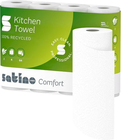 Keukenrol | Cellulose 2-laags | 8 x 4 Rollen